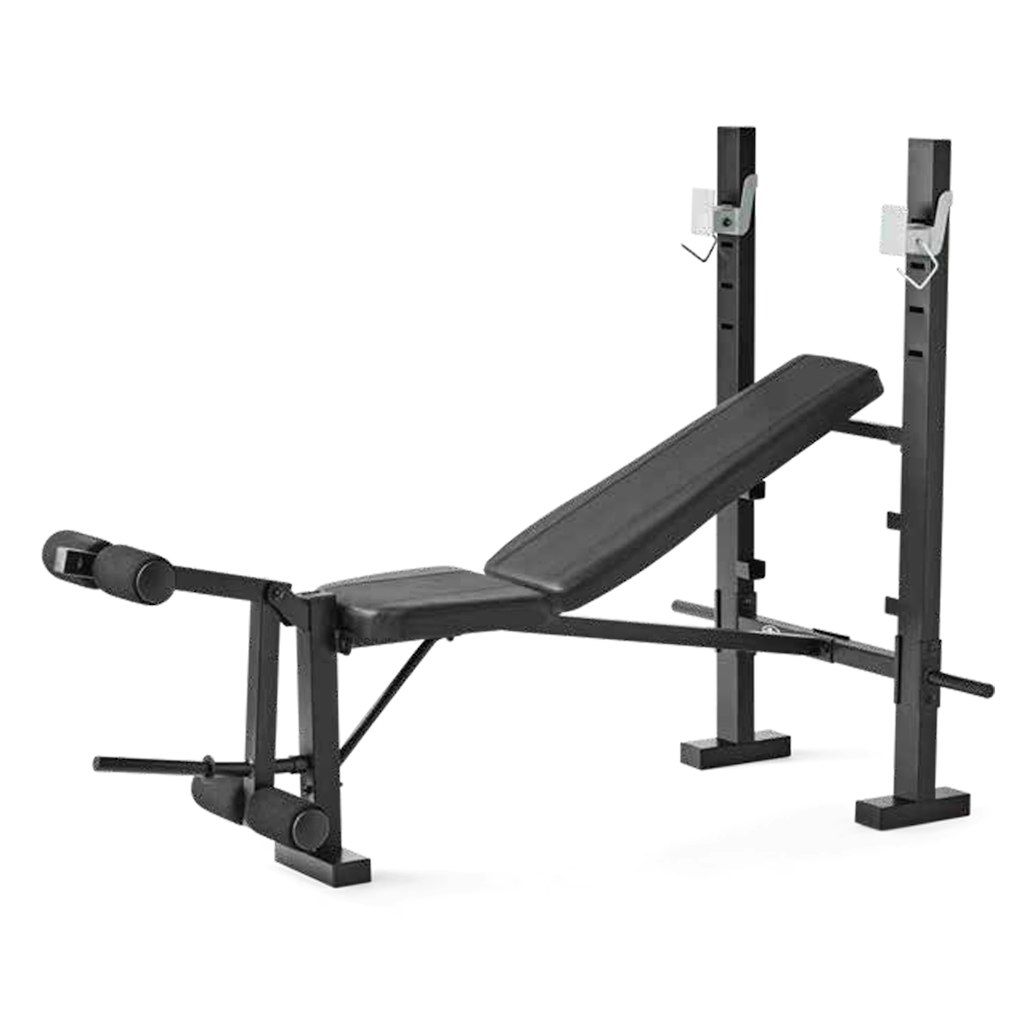 Athletic Works Standard Bench & Rack Combo with Leg Press: $49