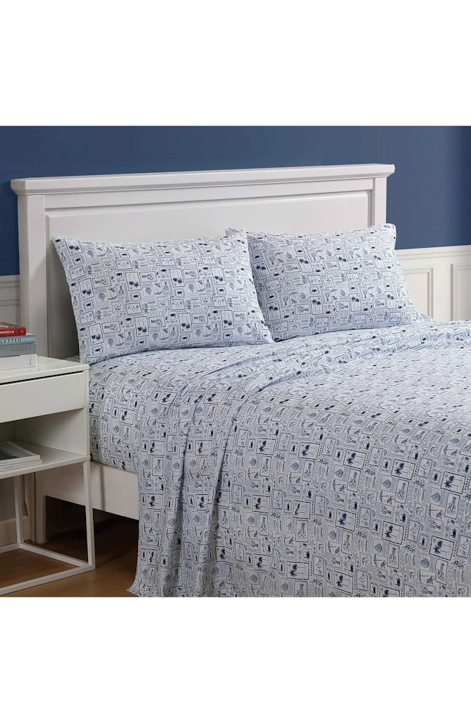 Nautica Beach Collage Cooling Microfiber Sheet Set: From $32