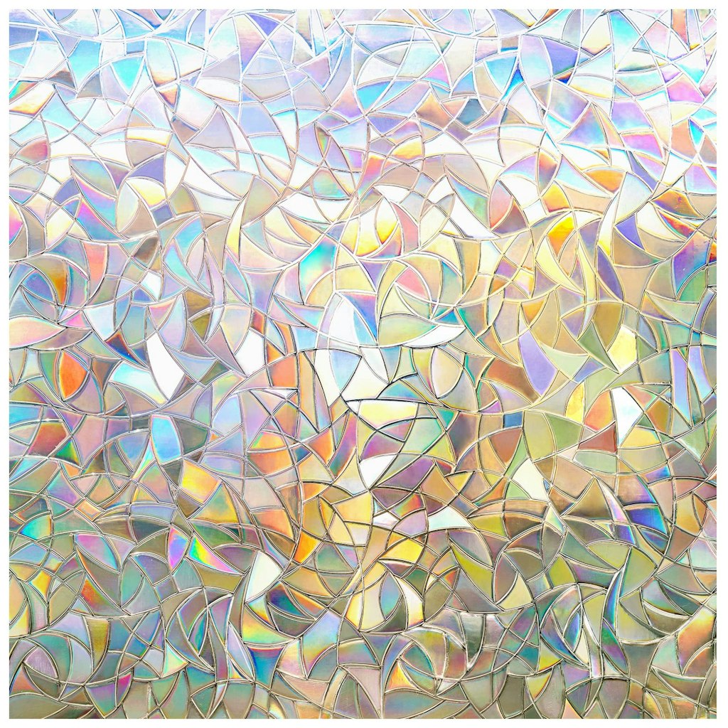17.5" x 78.7" Stained Glass Window Privacy Film: $5.99