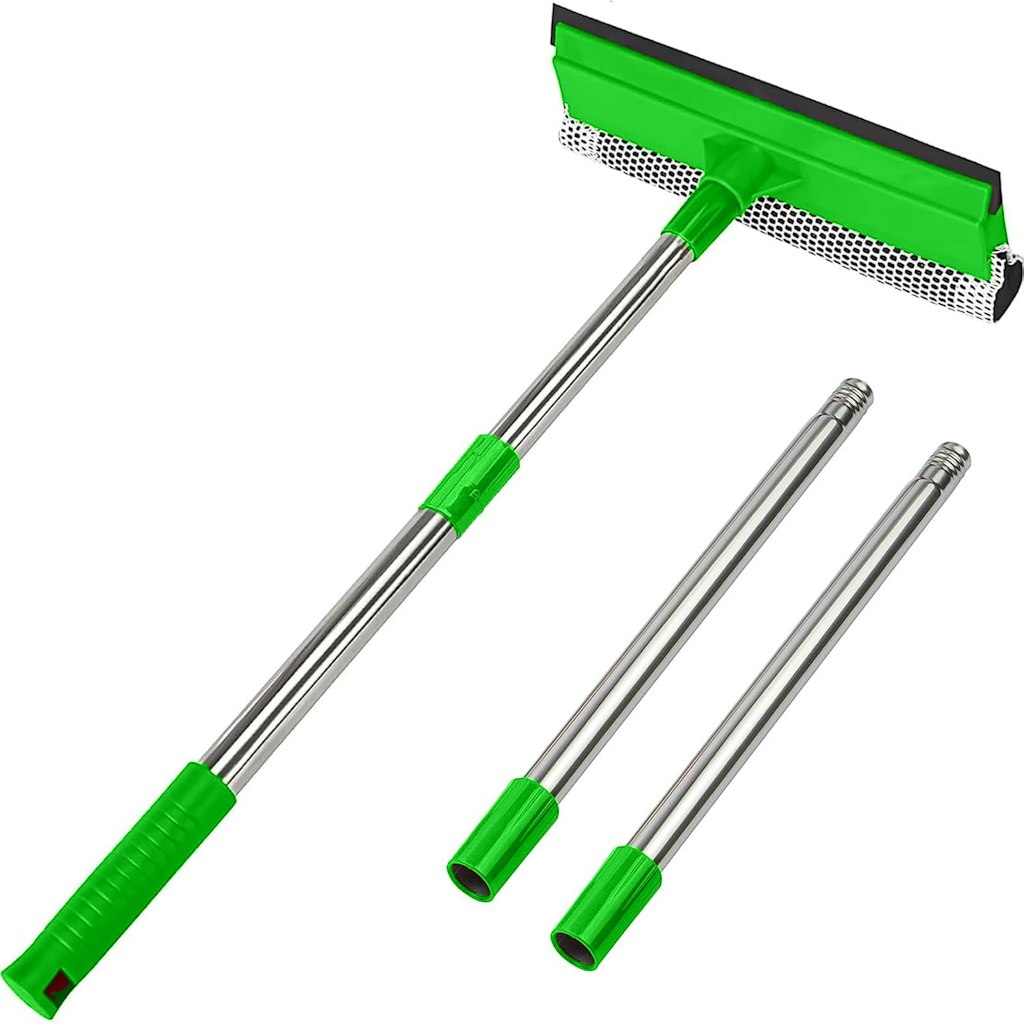 2-in-1 Window Squeegee w/ Adjustable Handle: $8.39