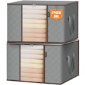 Baleine 24-Gallon Clothes Storage Bag 2-Pack for $9 + free shipping w/ Prime