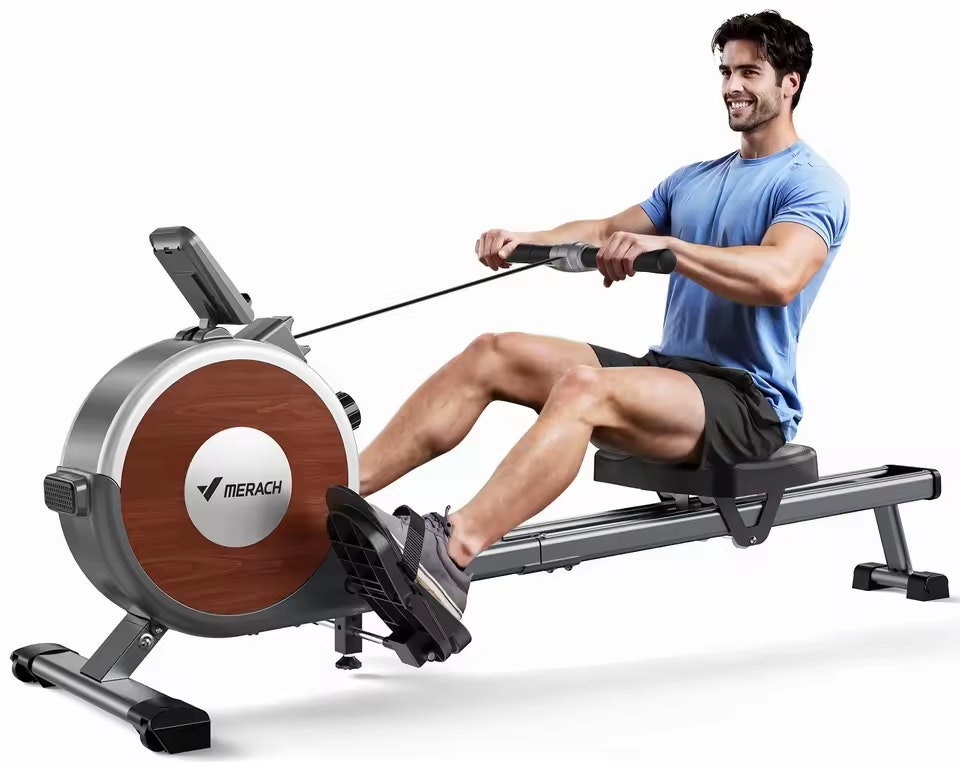 Merach Magnetic Rowing Machine: $115.96
