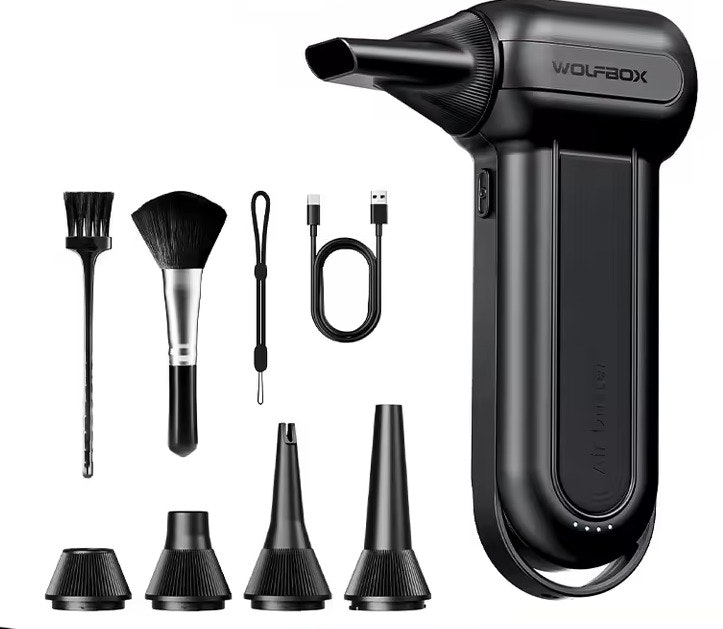 Wolfbox 3-Speed Wireless Air Duster: $42.50