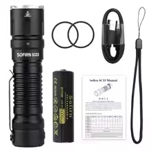 Sofirn SC33 LED Tactical Flashlight: $22.03
