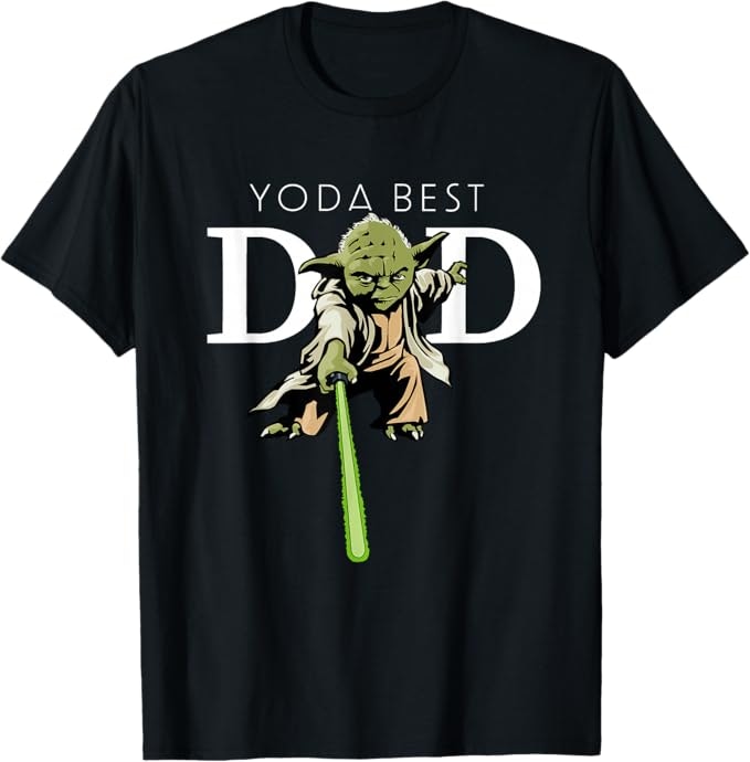 Star Wars Yoda Best Dad T-Shirt: $17 w/ Prime