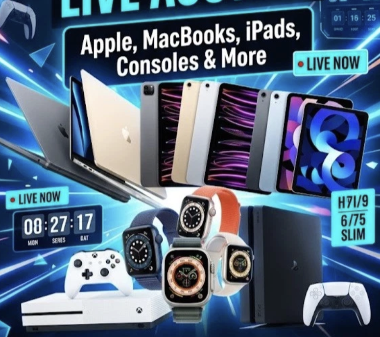 eBay Live Tech Blowout Auction: Deals from $1, from 3pm