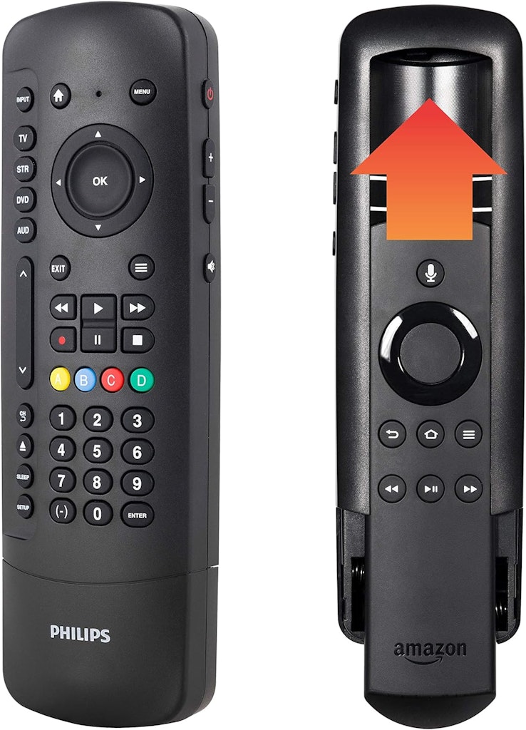 Philips Universal 4 Device Remote with Slide Fire TV Cradle: $11.73