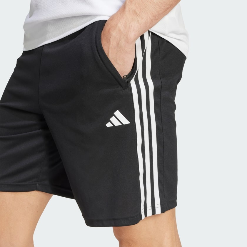 adidas Men's Pique 3-Stripes Training Shorts: $8.80