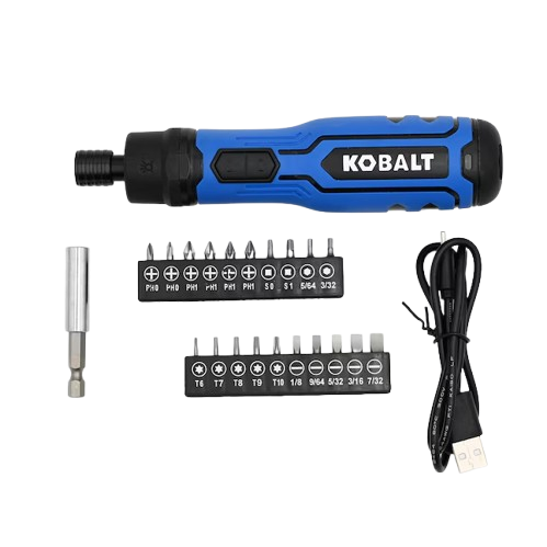 Kobalt 4V Max 1/4" Cordless Screwdriver: $20
