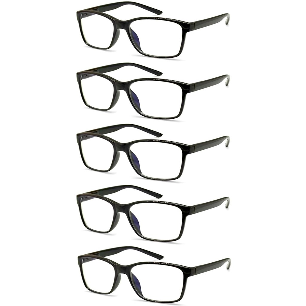 Blue Light Blocking Reading Glasses 5-Pack: $6.49