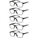 Blue Light Blocking Reading Glasses 5-Pack for $6 + free shipping w/ Prime