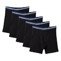 Amazon Essentials Men's Cotton Boxer Briefs 5-Pack for $10.80 + free shipping w/ Prime