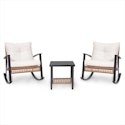 Bayou Breeze Aljaquan Rocking Chair Patio Set for $220 + free shipping
