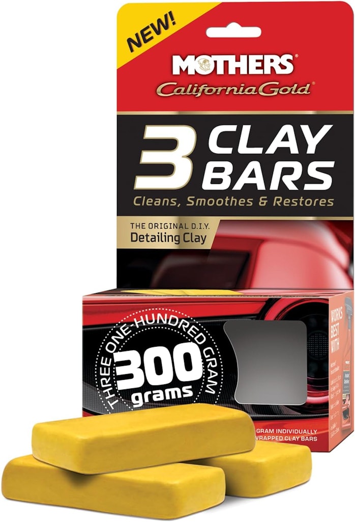 Mothers California Gold Clay Bars 3-Pack: $12