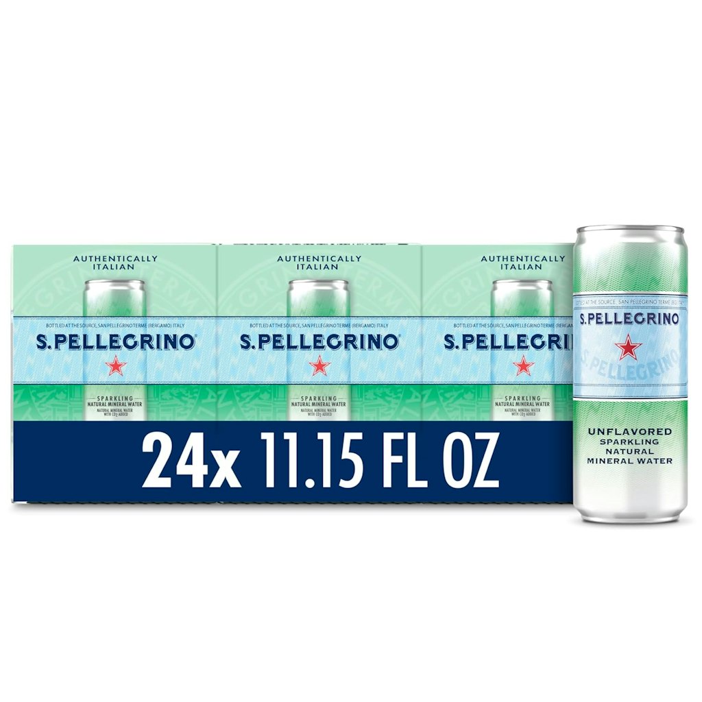  S.Pellegrino Sparkling Natural Mineral Water 24-Pack : $10 via Sub & Save