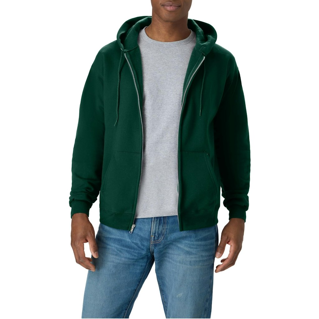 Hanes EcoSmart Men's Full-Zip Fleece Hoodie: $13