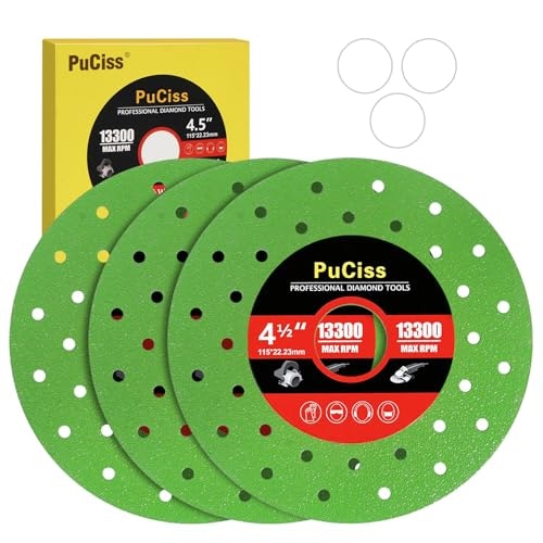 PuCiss 4-1/2" Diamond Grinding Disc 3-Pack: $8.94
