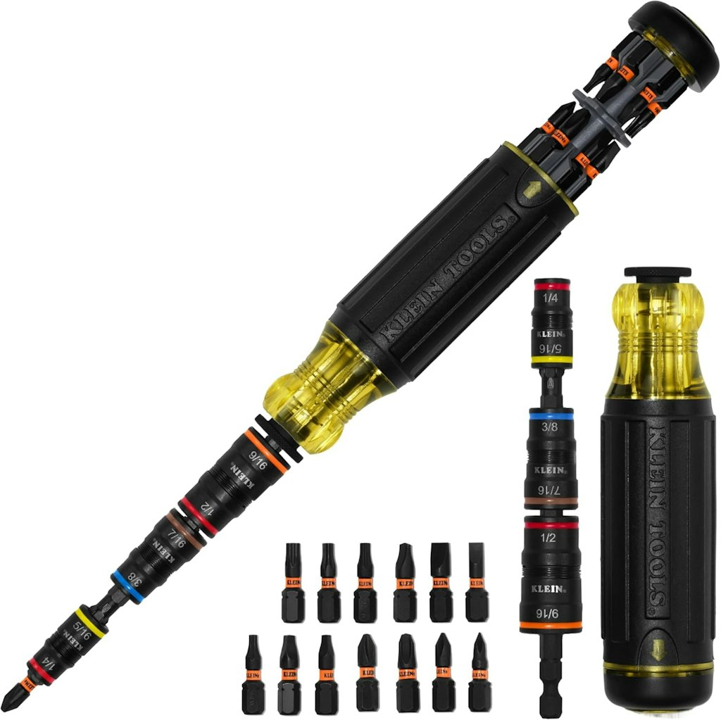 Klein Tools 20-in-1 Impact Driver Set : $27