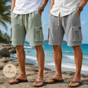 Linen Shorts with Pockets 2-Pack for $18 + $9 shipping