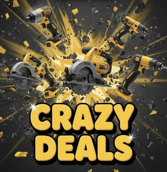 DeWalt Power Tools on eBay Live: Deals from $1