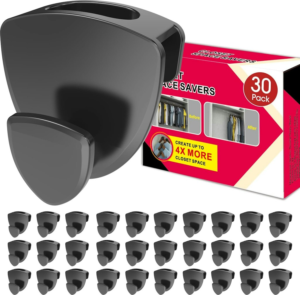 Latoxcaa Space-Saving Hanger Connector Hooks 30-Pack: $9.99