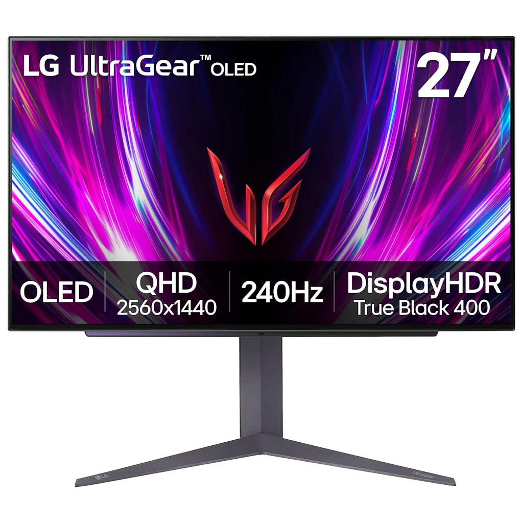 LG UltraGear 27GS93QE 27" QHD HDR OLED Monitor: $500