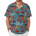 Men's Hawaiian Short-Sleeve Button-Down Shirt (XL Only): 1-Cent + free shipping w/ $25
