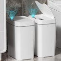 Touchless Bathroom Trash Can 2-Pack for $24 + free shipping w/ Prime