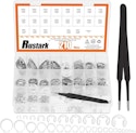 300-Piece 304-Stainless Steel E-Clip & Snap Ring Assortment Kit w/ Tweezers for $9.69 + free shipping w/ $25