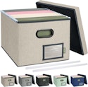 Baleine Hanging File Organizer Box with Lid for From $16 + free shipping w/ Prime