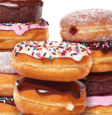 Donut at Dunkin' Donuts: Free w/ drink purchase