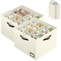 Oiahomy Shoe Organizer 2-Pack for $18 + free shipping w/ Prime