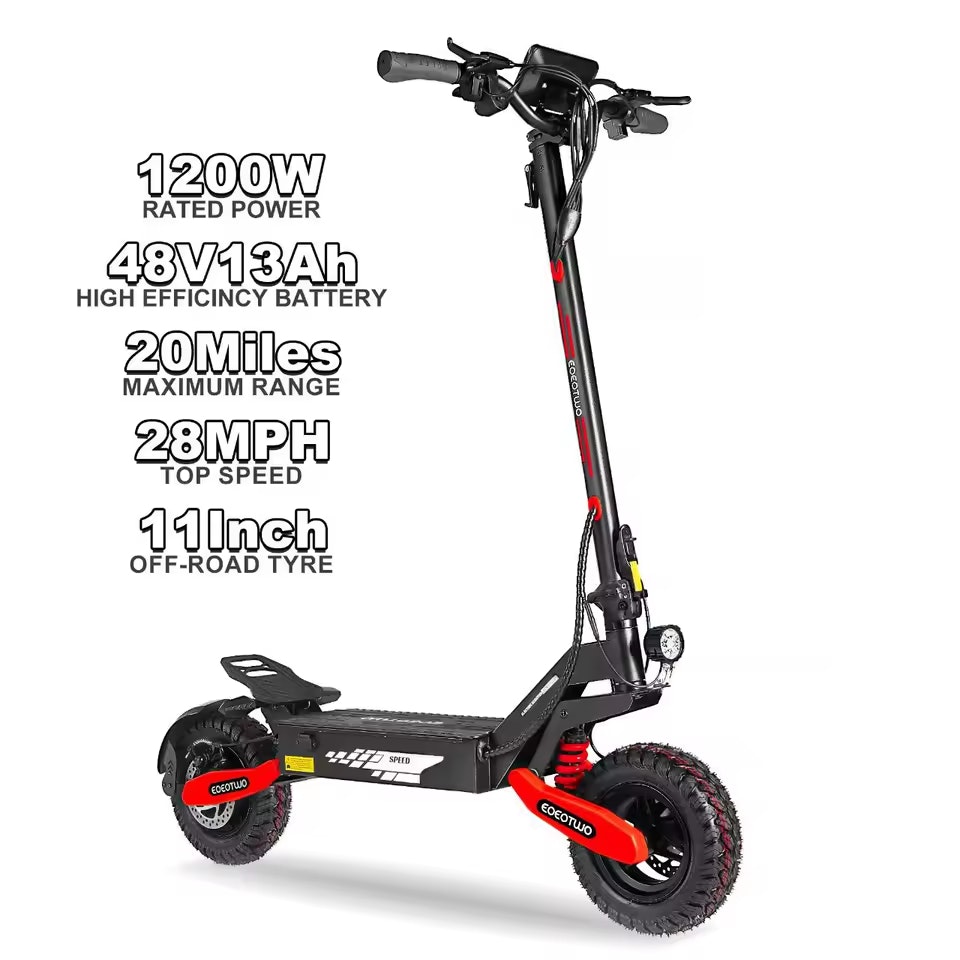 Eoeotwo GT06 1200W Off-Road Electric Scooter: $337.67