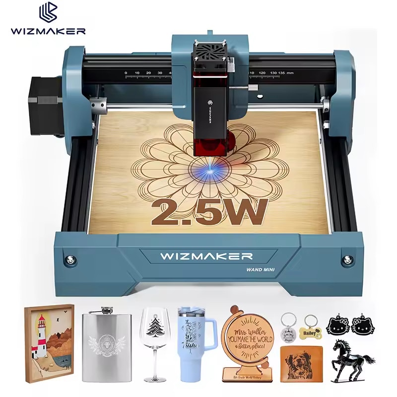 Wizmaker Wand Mini 250W Portable Laser Engraver: $83.07