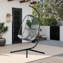 Dakota Fields Egg Chair With Stand for $107 + free shipping