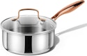 Carote 3-Ply 2-Quart Stainless Steel Saucepan Set for $20 + free shipping w/ Prime