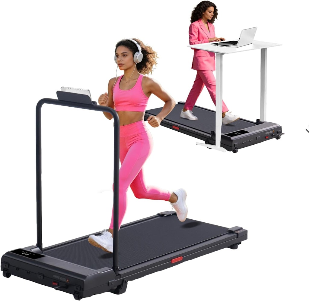 HevGlrm Portable Walking Pad Treadmill: $100
