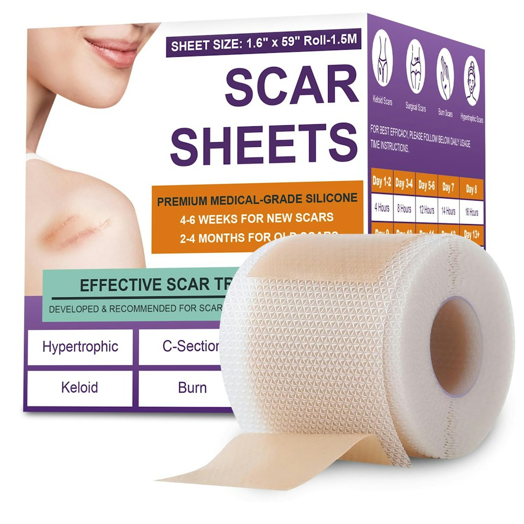 Silicone Scar Sheets Medical-Grade Silicone Scar Tape Roll: $8.41 w/ Subscribe & Save