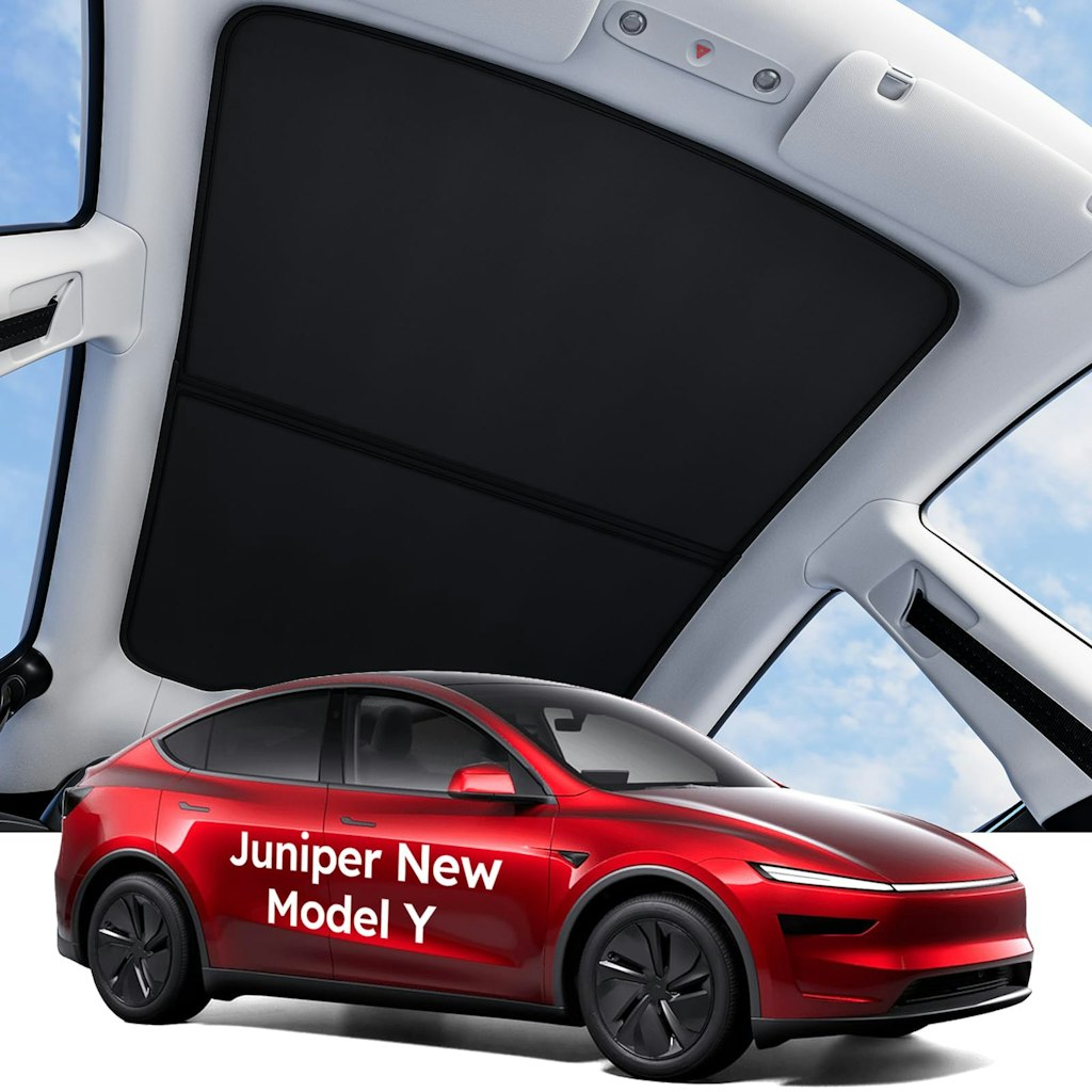 Wigoo Tesla New Model Y Juniper Glass Roof Sunshade: $42
