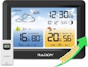 Raddy WM6 2,000mAh Wireless Indoor/Outdoor Weather Station for $27 + free shipping w/ Prime