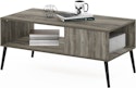 Furinno Claude Mid-Century Coffee Table w/ Wooden Legs for $26 + free shipping w/ Prime