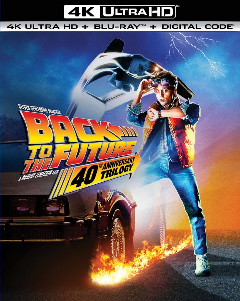 Back to the Future Trilogy 40th Anniversary Edition 4K Ultra HD + Blu-ray + Digital: $30
