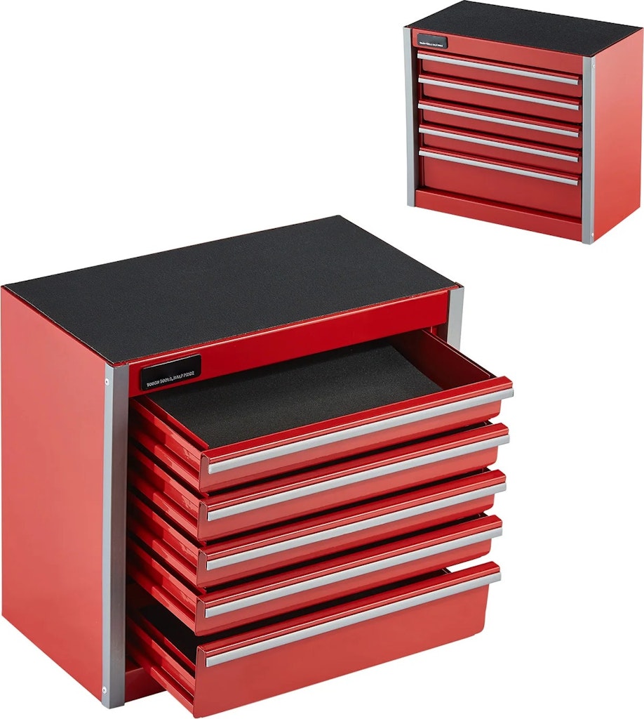SucceBuy 5-Drawer 8.6" Metal Tool Chest: $16