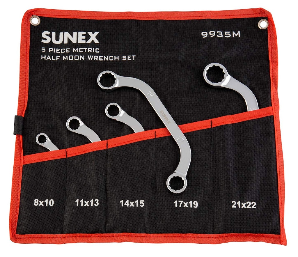 Sunex Tools 5-Piece Metric Half Moon Wrench Set: $20