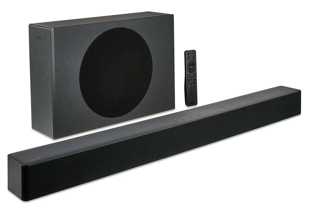 onn Bluetooth 2.1 Channel Soundbar: $52