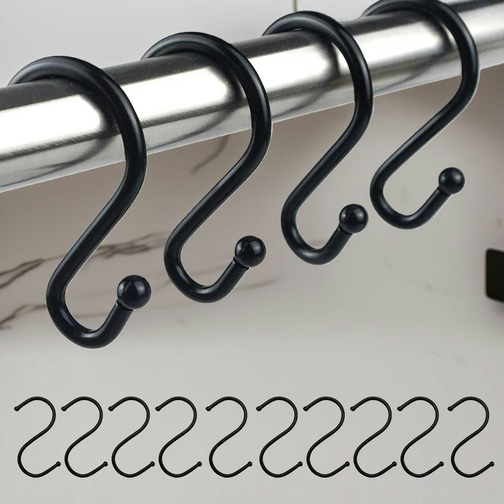 Heavy-Duty Stainless Steel S-Hooks 10-Pack: $1.74