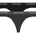 Calvin Klein Women's Motive Cotton Thong Panty 2-Pack for $9 + free shipping w/ Prime