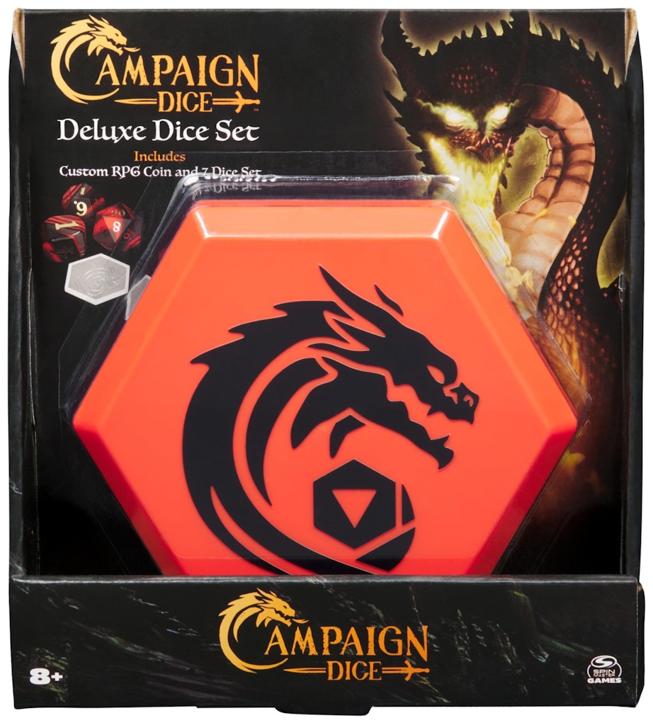 Spin Master Campaign Dice Polyhedral Dice Set: $3.88