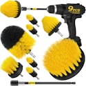 Holikme All Purpose Drill Brush Set 9-Pack for $8 + free shipping w/ Prime