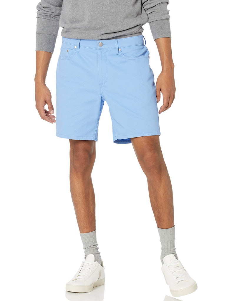 Amazon Essentials Men's Slim-Fit Stretch 5-Pocket Shorts: $13